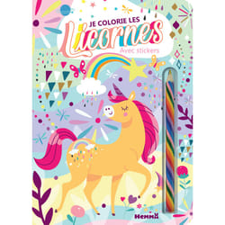 ISBN Je colorie les licornes - Avec stickers : Le livre de Collectif