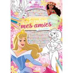 ISBN Disney Princesses - Je colorie mes amies - Avec strass - La vie est belle ! - Avec des strass et des stickers : Le livre de Collectif