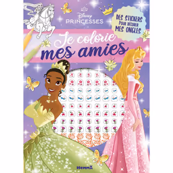 ISBN Disney Princesses - Je colorie mes amies - Avec stickers ongles : Le livre de Collectif, 26 pages