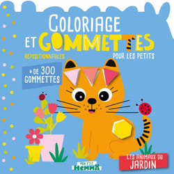 ISBN Mon P'tit Hemma - Coloriage et gommettes pour les petits - Les animaux du jardin - + de 300 gommettes repositionnables : Le livre de Carotte et Compagnie, Collectif