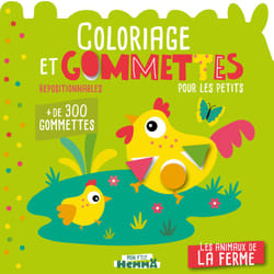ISBN Mon P'tit Hemma - Coloriage et gommettes pour les petits - Les animaux de la ferme - + de 300 gommettes repositionnables : Le livre de Carotte et Compagnie, Collectif