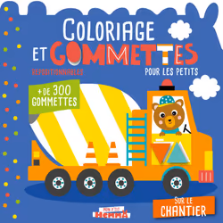 ISBN Mon P'tit Hemma - Coloriage et gommettes pour les petits - Sur le chantier - + de 300 gommettes repositionnables : Le li ...