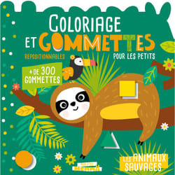ISBN Mon P'tit Hemma - Coloriage et gommettes pour les petits - Les animaux sauvages - + de 300 gommettes repositionnables : Le livre de Carotte et Compagnie, Collectif