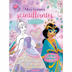 ISBN Disney Princesses - Mes tenues scintillantes - Coup de coeur créations - Robes féeriques - Avec strass ! : Le livre de C ...