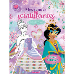 ISBN Disney Princesses - Mes tenues scintillantes - Coup de coeur créations - Robes féeriques - Avec strass ! : Le livre de Collectif