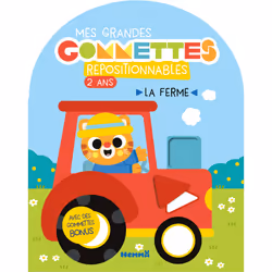 ISBN Mes grandes gommettes repositionnables - 2 ans - La ferme : Le livre de Vanessa Vautier, Collectif, 24 pages