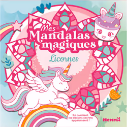 ISBN Mes mandalas magiques - Licornes - En coloriant, les dessins secrets apparaissent ! : Le livre de Collectif, Collectif, ...