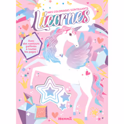 ISBN Mes coloriages scintillants - Licornes - Avec des contours pailletés à toutes les pages ! : Le livre de Collectif, Colle ...