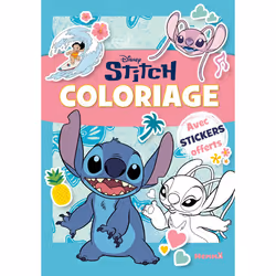 ISBN Disney Stitch - Coloriage avec stickers - offerts : Le livre de Collectif, 20 pages