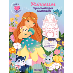 ISBN Coup de coeur créations - Princesses - Mes coloriages scintillants - Avec des contours pailletés à toutes les pages ! :  ...