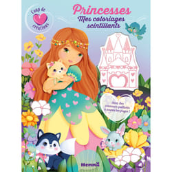 ISBN Coup de coeur créations - Princesses - Mes coloriages scintillants - Avec des contours pailletés à toutes les pages ! : Le livre de Elen Lescoat, Collectif