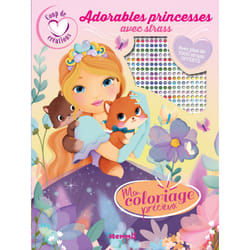 ISBN Coup de coeur créations - Mon coloriage précieux - Adorables princesses avec strass - Avec plus de 1000 strass offerts : Le livre de Elen Lescoat