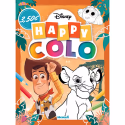 ISBN Disney - Happy colo (Woody et Simba) : Le livre de Collectif, 32 pages