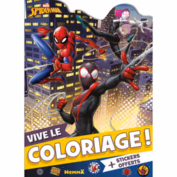 ISBN Marvel Spider-Man - Vive le coloriage ! (Spider-Man Team) - + stickers offerts : Le livre de Collectif, 28 pages