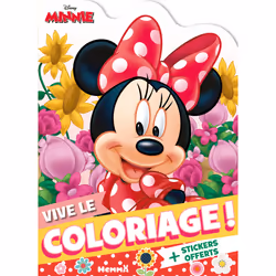 ISBN Disney Minnie - Vive le coloriage ! (Minnie fleurie) - + Stickers offerts : Le livre de Collectif, 28 pages