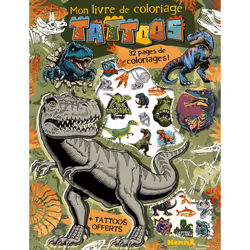 ISBN Mon livre de coloriage tattoos (Dinos) - 32 pages coloriages ! + tattoos offerts : Le livre de Collectif, Collectif, 36 ...