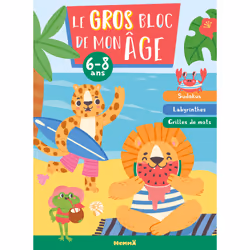 ISBN Le gros bloc de mon âge (6-8 ans) (Fille-Garçon) - Sudokus, Labyrinthes, Grilles de mots : Le livre de Collectif, Collec ...