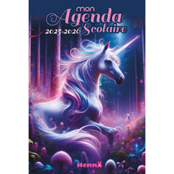 ISBN Mon agenda scolaire 2025-2026 (Licorne féérique) : Le livre de Collectif, Collectif