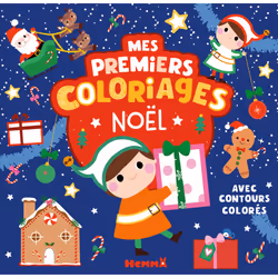 ISBN Mes premiers coloriages avec contours colorés - Noël : Le livre de Véronique Petit, 48 pages