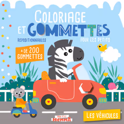 ISBN Mon P'tit Hemma - Coloriage et gommettes pour les petits - Les véhicules : Le livre de Carotte et Compagnie, Collectif,  ...