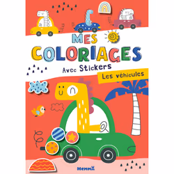 ISBN Mes coloriages avec stickers - Les véhicules : Le livre de Collectif, Collectif, 24 pages