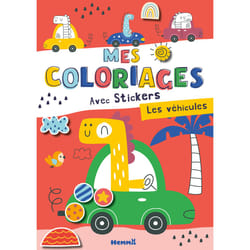 ISBN Mes coloriages avec stickers - Les véhicules : Le livre de Collectif, Collectif