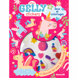 ISBN Mes gelly stickers - Jeux et coloriages - Licornes : Le livre de Collectif, Collectif, 34 pages