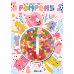 ISBN Mon coloriage pompons (Chats) : Le livre de Collectif, Collectif, 24 pages