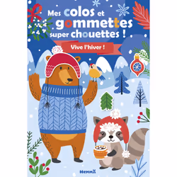 ISBN Mes colos et gommettes super chouettes ! Vive l'hiver ! : Le livre de Collectif, Collectif, 28 pages