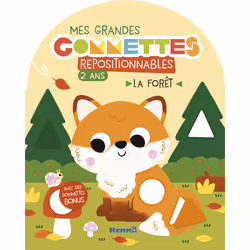 ISBN Mes grandes gommettes repositionnables - 2 ans - La forêt : Le livre de Vanessa Vautier, Collectif, 22 pages