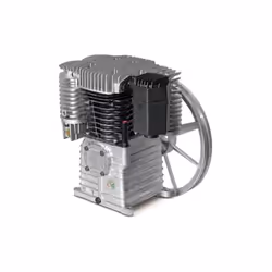 Tête de compression 2 cylindres, 2 étages. Cette tête de compression engendre un débit de 30 m3/h. Avec volant et filtre. Car ...