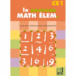 ISBN Le Nouveau Math Élem. Ce1, 144 pages