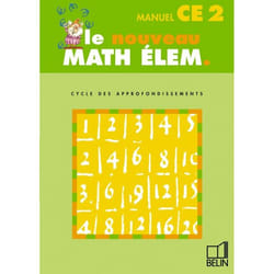 ISBN Nouveau Math Élem. Ce2 livre