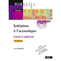 ISBN Initiation À L'Acoustique livre