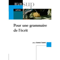 ISBN Pour Une Grammaire De L'Écrit