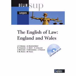 ISBN The English Of Law : England And Wales, Anglais, 368 pages