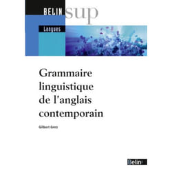 ISBN Grammaire Linguistique De L'Anglais Contemporain livre