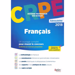 ISBN Crpe Admissibilité Français, Français, 544 pages