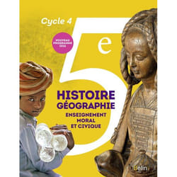 Histoire Géographie EMC - 5e (2016) - Manuel élève - Grand format (Broché)