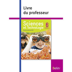 ISBN Sciences Et Technologie 6E (Cycle 3), 2016 livre