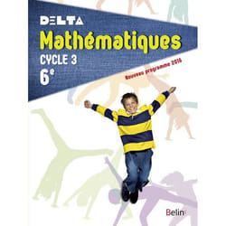 Maths 6e - 2016 - fin cycle 3 - livre élève grand format (Broché)