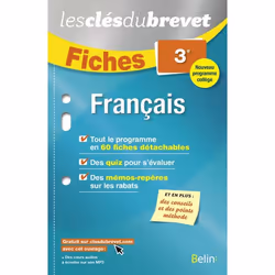 ISBN Fiches Français - 3Ème, Français, 111 pages