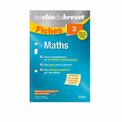 ISBN Fiches Mathématiques - 3Ème, 111 pages