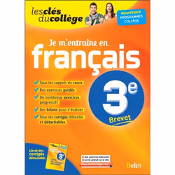 ISBN Je M'Entraîne En Français - 3Ème, Français, 67 pages