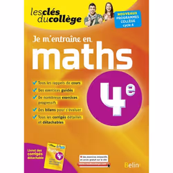ISBN Je M'Entraîne En Maths - 4Ème, 67 pages