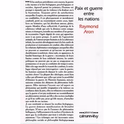 ISBN Paix Et Guerre Entre Les Nations, politique, Français