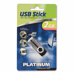 Bestmedia HighSpeed USB Stick Twister 2 GB, 2 Go, USB Type-A, 2.0, 11 Mo/s, 15 g, Argent
