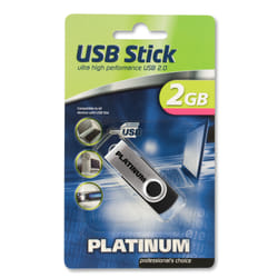 Bestmedia HighSpeed USB Stick Twister 2 GB lecteur USB flash 2 Go USB Type-A 2.0 Argent