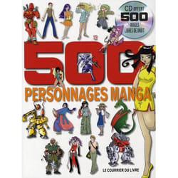500 personnages manga + cd offert