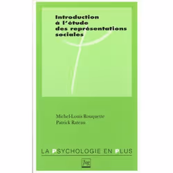 ISBN Introduction A L'Etude Des Representations Sociales, société, Français, Livre broché